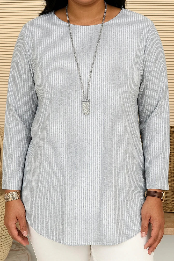Cecilia | Trendy Striped Blouse