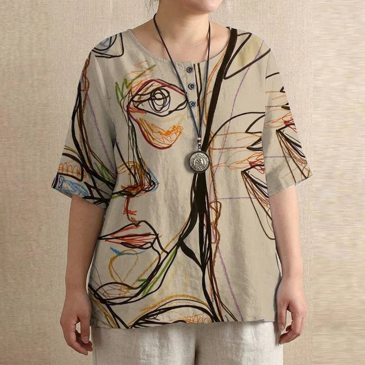 Anya | Retro-Inspired Blouse